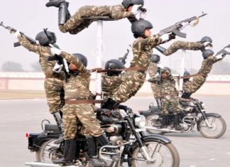 Republic Day, Sema Bhawani, BSF , Rajpath, Bike Stunt