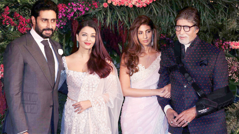 Shweta Nanda, Aishwarya Rai Bachchan, Abhishek Bacchan, Amitabh Bacchan, Jalsa, Shweta Nanda