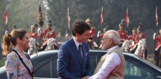 Justin Trudeau, Canadian PM, PM Modi, Gaurd Of Honour, Hyderabad House