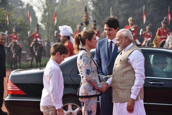 Justin Trudeau, Canadian PM, PM Modi, Gaurd Of Honour, Hyderabad House