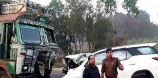 BJP MLA, Road Accident, Sitapur, MLA Lokendra Singh