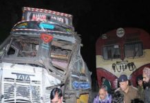 Train-Truck Collision, Hapur, Gateman, Accident