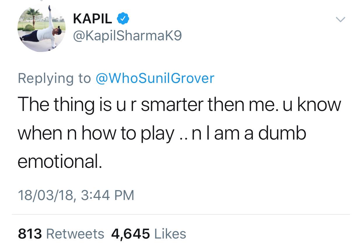 kapil sharna tweet