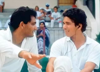 sachin with azhar