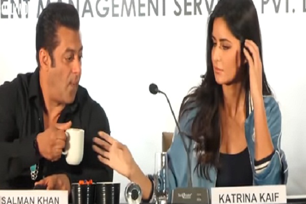 salman khan katrina kaif viral video press conference