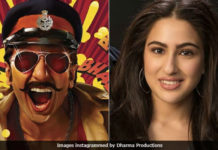 sara ali khan with ranveer singh in upcoming movie simbha