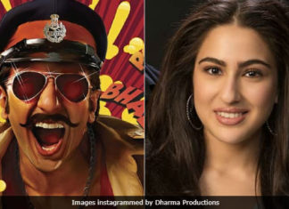 sara ali khan with ranveer singh in upcoming movie simbha