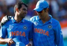 shami with dhoni