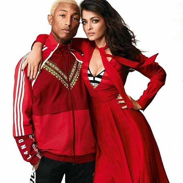 Bollywood Actress,Aishwarya Rai,American Rapper,Pharrell Williams,Magazine cover Photoshoot,Vogue