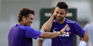 virat with sachin