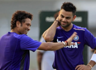 virat with sachin