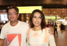 Swara bhaskar,Himanshu sharma,boyfriend,spooted at airport