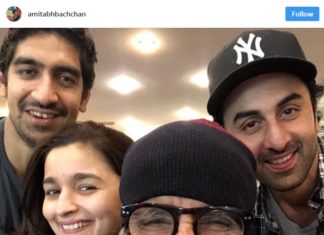 Bollywood Actor,Amitabh Bachchan,Share Selfie,Alia Bhatt,Ranbir Kapoor,Brahmastra Shooting