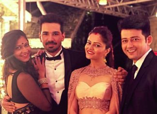 Rubina dilaik,Abhinav shukla,party pictures,shimla party