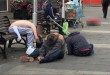 Britain, Drug Addict boys pics, viral, social media