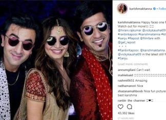Karishma tanna,Ranbir kapoor,swag look,film sanju