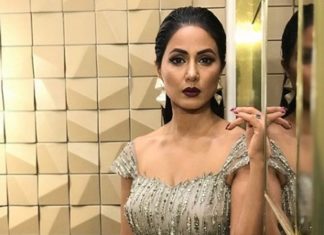 Hina khan,stylish diva,gold awards 2018