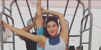 Jacqueline Fernandez,workout,video,shares,Instagram
