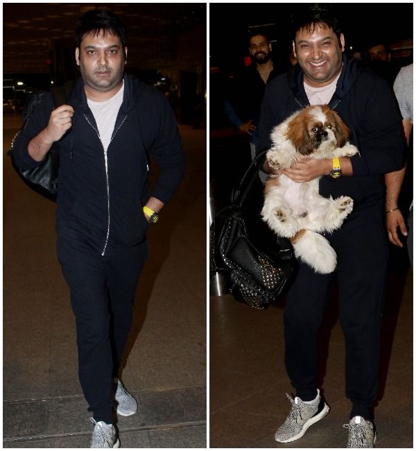 kapil sharma,spotted,airport,shocking pictures