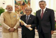 Narendra Modi, Srimaraman Temple, Singapore, Malaysia