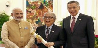 Narendra Modi, Srimaraman Temple, Singapore, Malaysia