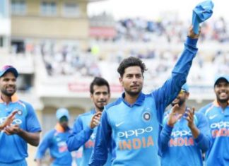 kuldeeptrent-bridge-picks-up-his-first-5-wkt-haul-in-odis-becomes-the-first-left-arm-wrist-spinner-to-pick-up-6-wickets-in-odi-cricket