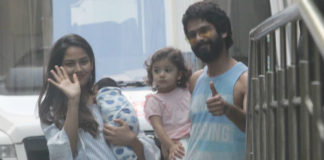 first picture,shahid kapoor,mira kapoor,son zain kapoor,misha kapoor