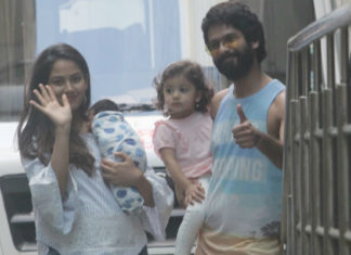 first picture,shahid kapoor,mira kapoor,son zain kapoor,misha kapoor