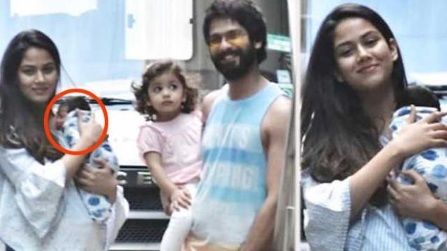 first picture,shahid kapoor,mira kapoor,son zain kapoor,misha kapoor