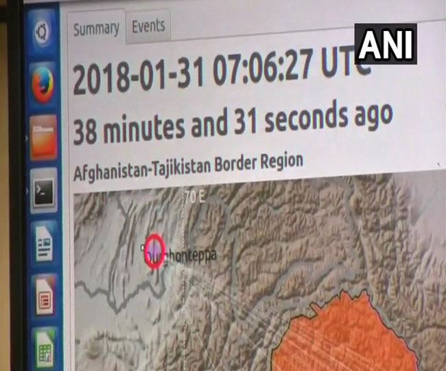 Earthquake in India, Earthquake in Pakistan, Earthquake in Afghanistan, Delhi-NCR, Hindukush
