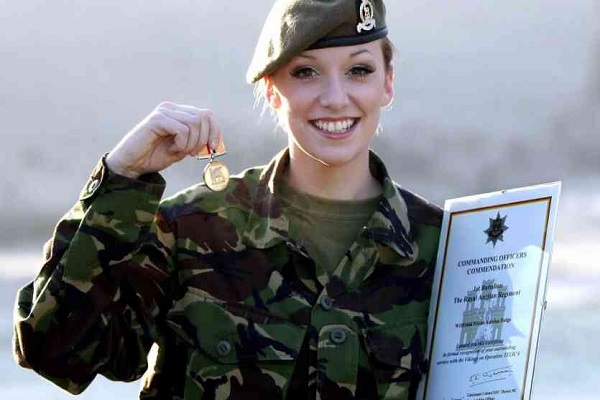 Former Miss England, Army Job, Katrina Hauj