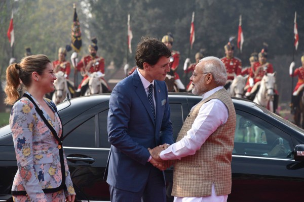 Justin Trudeau, Canadian PM, PM Modi, Gaurd Of Honour, Hyderabad House
