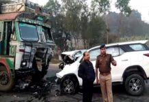 BJP MLA, Road Accident, Sitapur, MLA Lokendra Singh