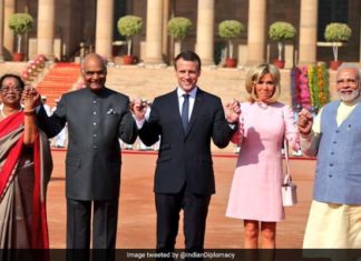 French President, Emmanuel Macron, PM Modi, Gaurd Of Honour,