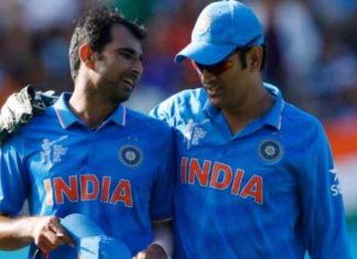shami with dhoni