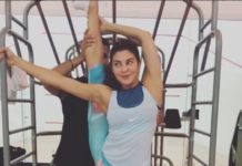 Jacqueline Fernandez,workout,video,shares,Instagram